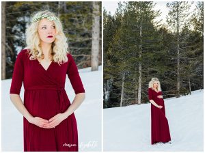 Tibble Fork Maternity Session | Arizona Photographer | It's 100% worth it to get your hair and makeup done professionally.