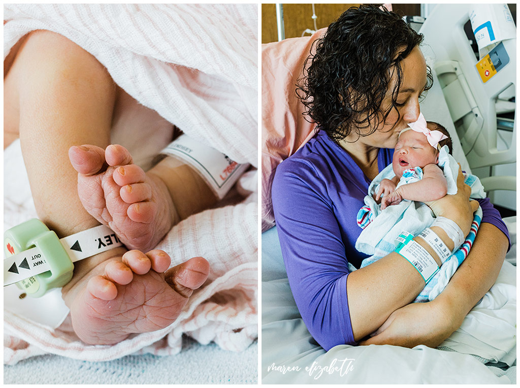What is a Fresh 48? | It's a session that takes place at your delivery location within the first 48 hours of baby's life. It will help you remember your thoughts and feelings and the little things about your newborn that quickly fade. | Arizona Birth Photographer | Maren Elizabeth Photography