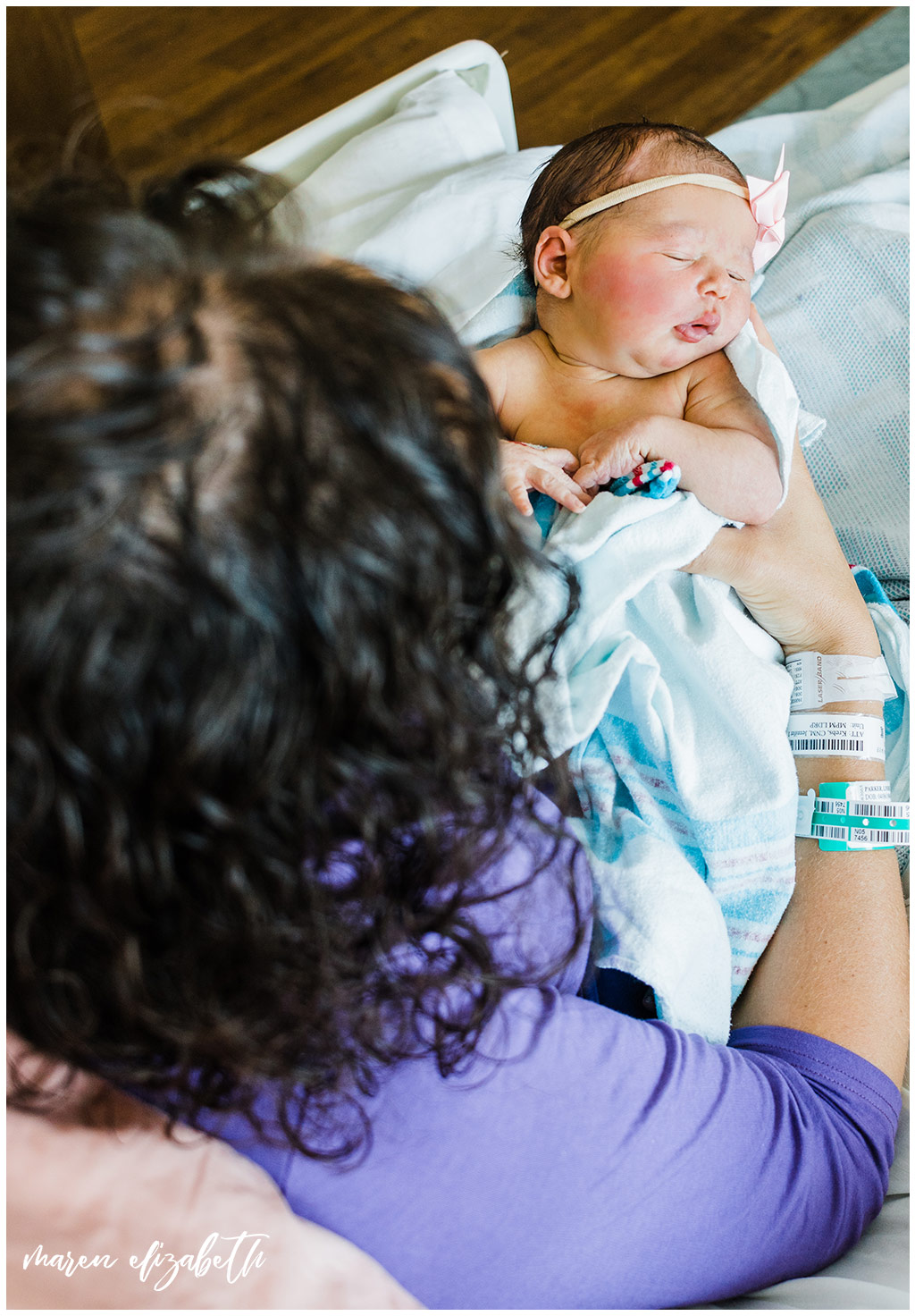 What is a Fresh 48? | It's a session that takes place at your delivery location within the first 48 hours of baby's life. It will help you remember your thoughts and feelings and the little things about your newborn that quickly fade. | Arizona Birth Photographer | Maren Elizabeth Photography