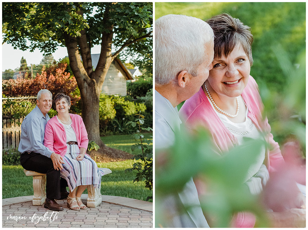 33rd anniversary picures taken of my parents around their home of 30 years. Anniversary pictures are a great way to continue telling your love story. | Arizona Anniversary Photographer | Maren Elizabeth Photography