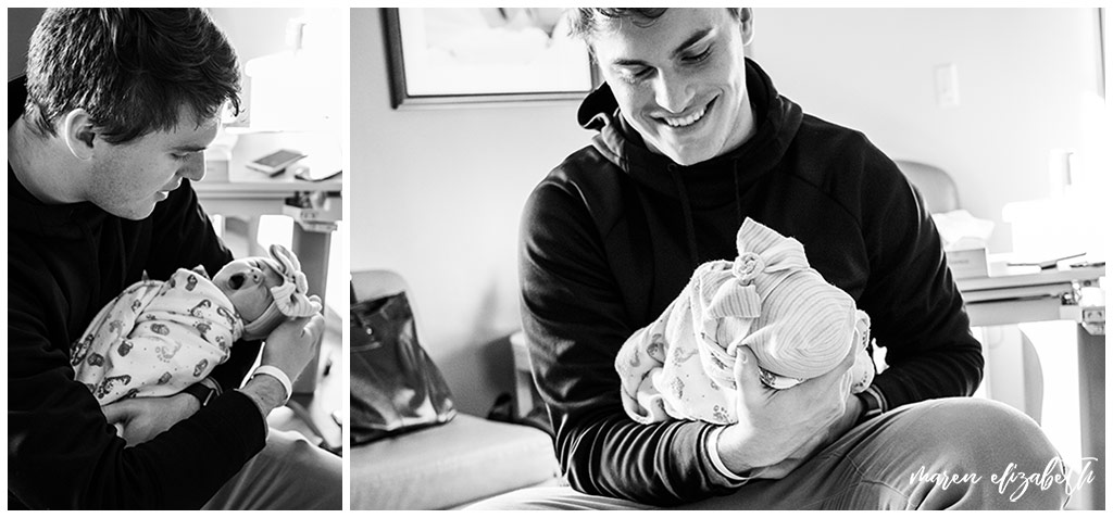 Fresh 48 Pictures at American Fork Hospital in Utah minutes after Baby M's birth. Maren Elizabeth Photography | Arizona Photographer. 