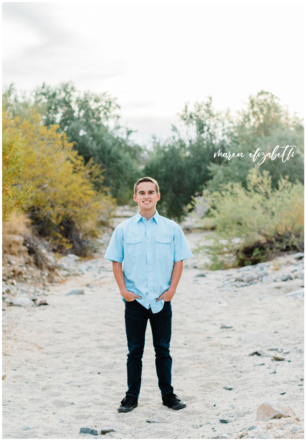 Senior pictures at Scorpion Gulch feature ghost town ruins and desert landscape all around for endless possibilities. Gilbert Photographer | Maren Elizabeth Photography