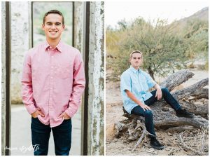 Senior pictures at Scorpion Gulch feature ghost town ruins and desert landscape all around for endless possibilities. Gilbert Photographer