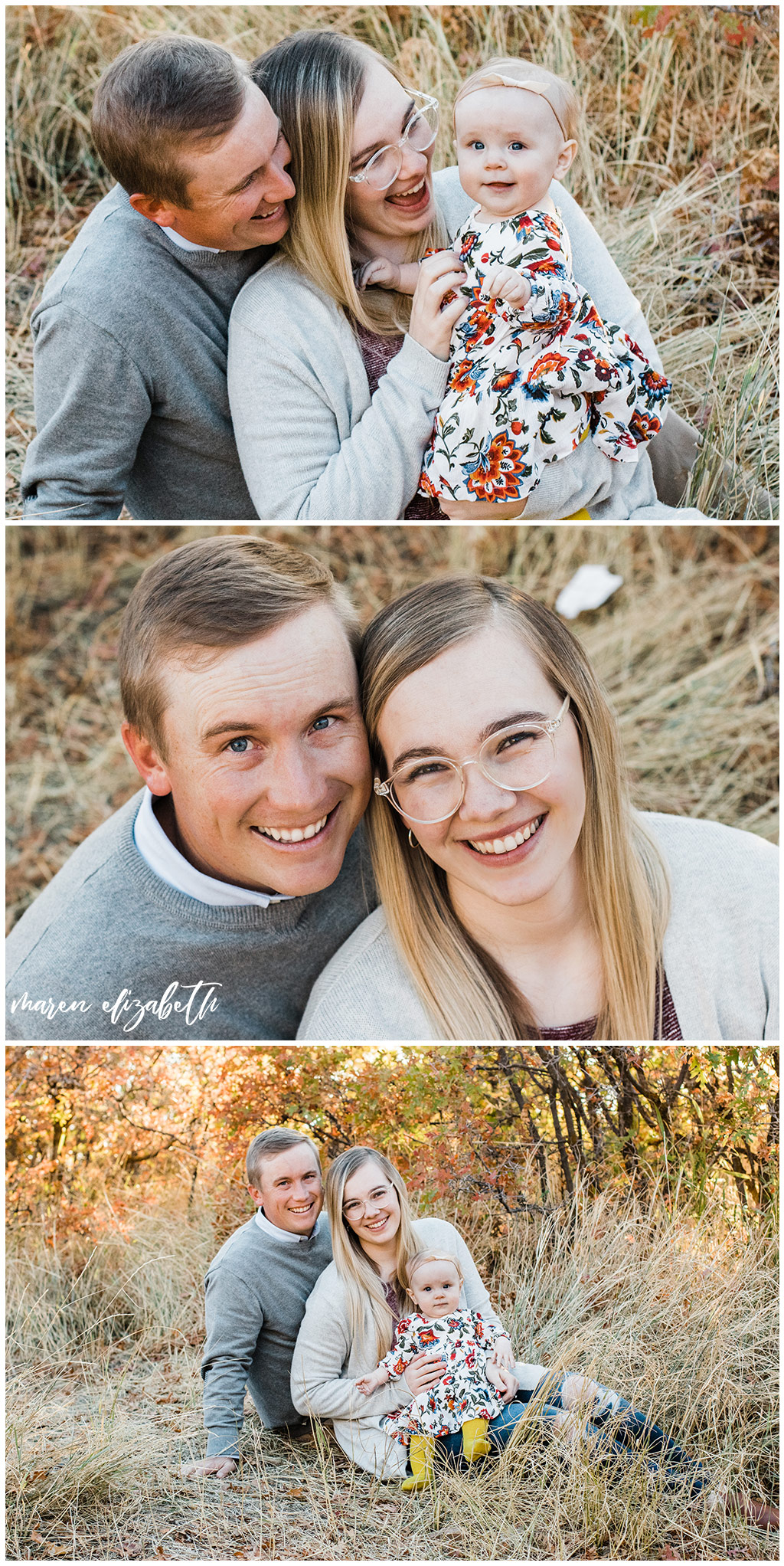 Squaw Peak family pictures in the fall. A 20 minute mini session really is enough time for family pictures, just look at all the great shots! | Arizona Family Photographer | Maren Elizabeth Photography