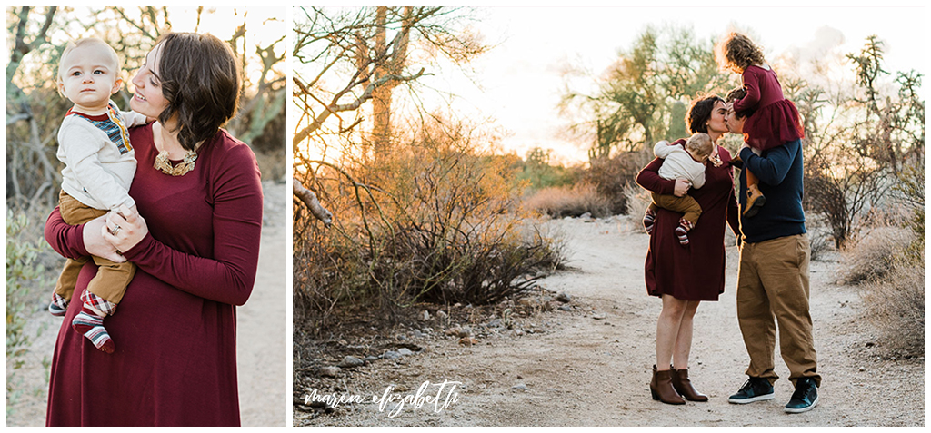 What to Wear for Family Pictures | Navy & Maroon | Maren Elizabeth Photography