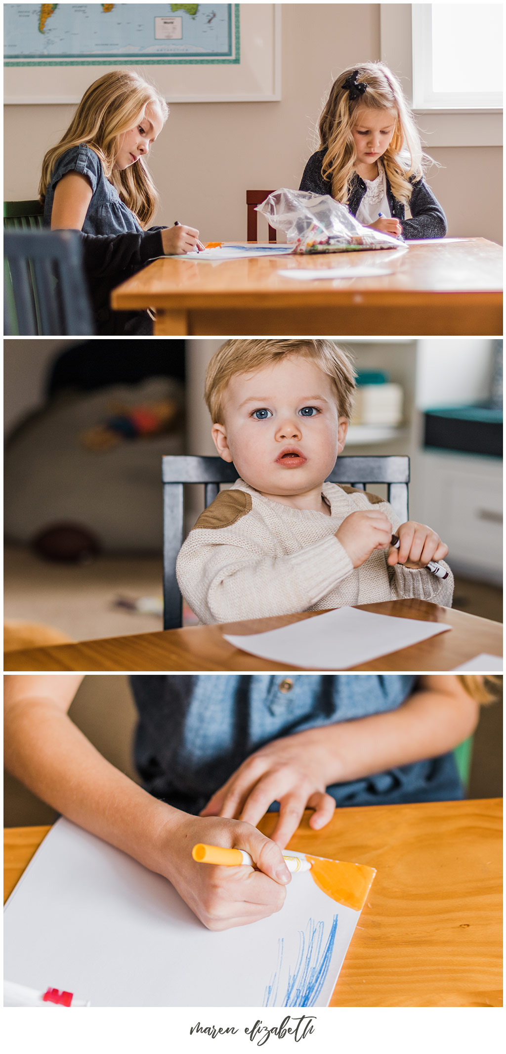 Lifestyle family pictures at home | Arizona Photographer | Maren Elizabeth Photography.