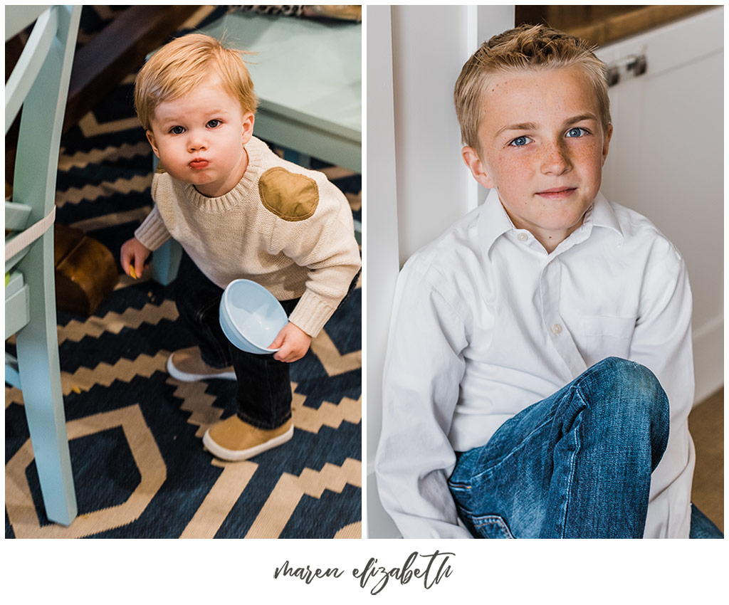 Lifestyle family pictures at home | Arizona Photographer | Maren Elizabeth Photography.