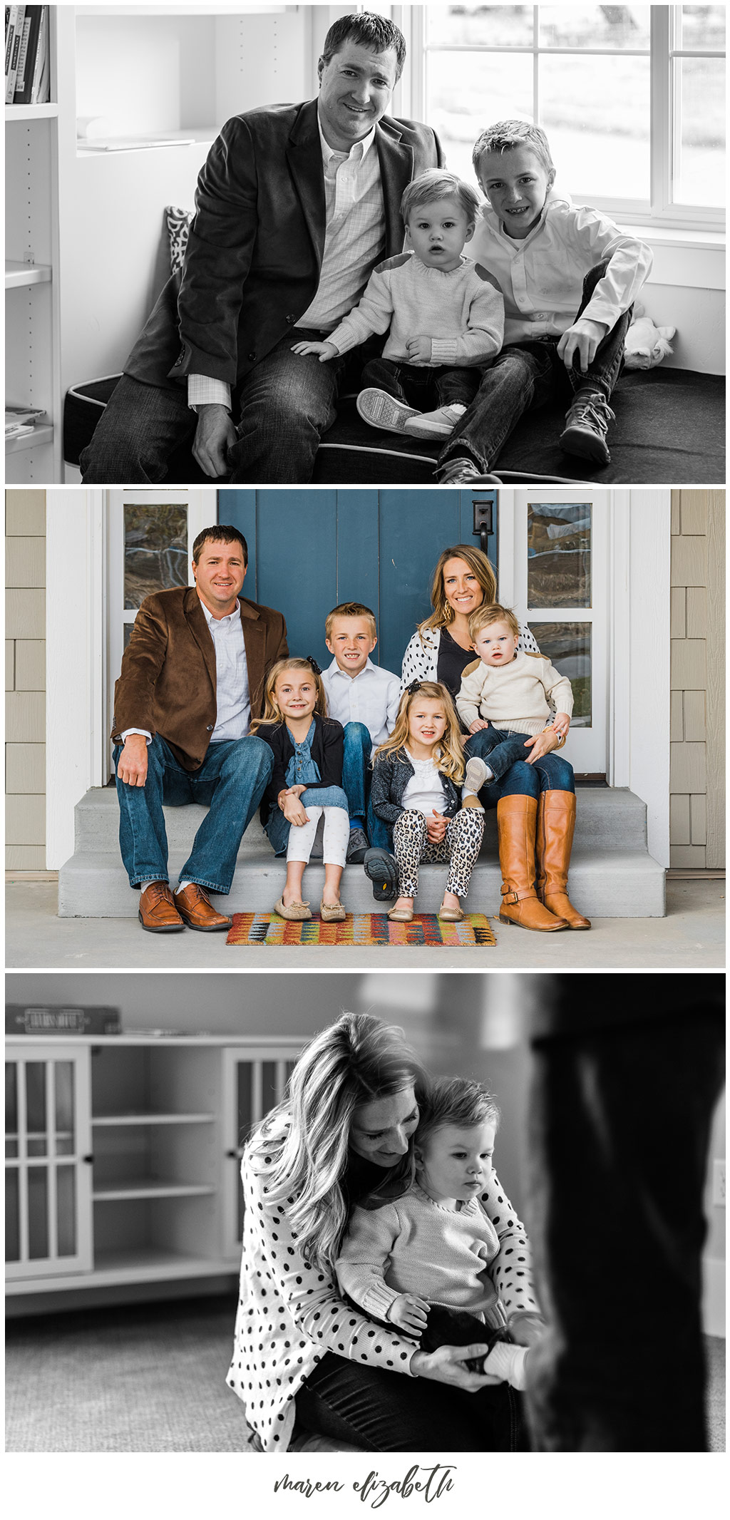 Lifestyle family pictures at home | Arizona Photographer | Maren Elizabeth Photography.