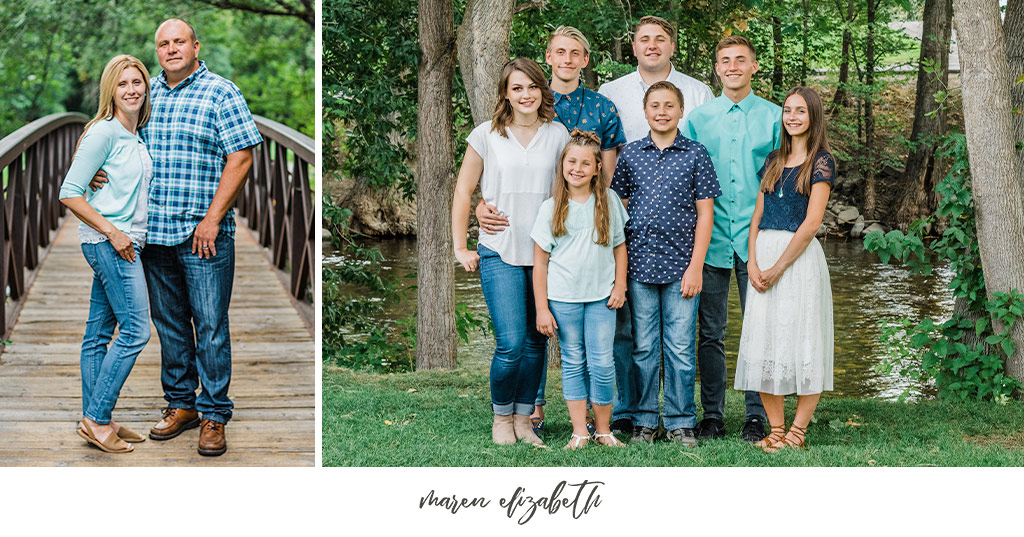 Extended family photos at Paul Ream Wilderness Park in Provo, UT by Maren Elizabeth Photography, Arizona Family Photographer