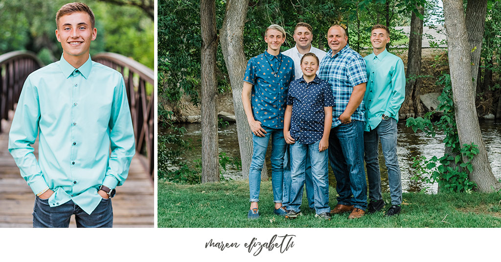 Extended family photos at Paul Ream Wilderness Park in Provo, UT by Maren Elizabeth Photography, Arizona Family Photographer