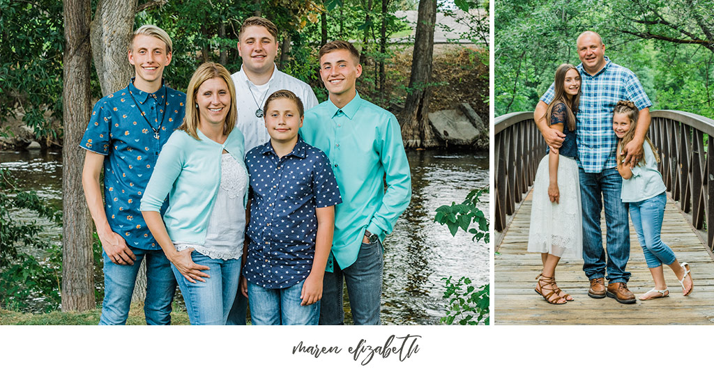 Extended family photos at Paul Ream Wilderness Park in Provo, UT by Maren Elizabeth Photography, Arizona Family Photographer