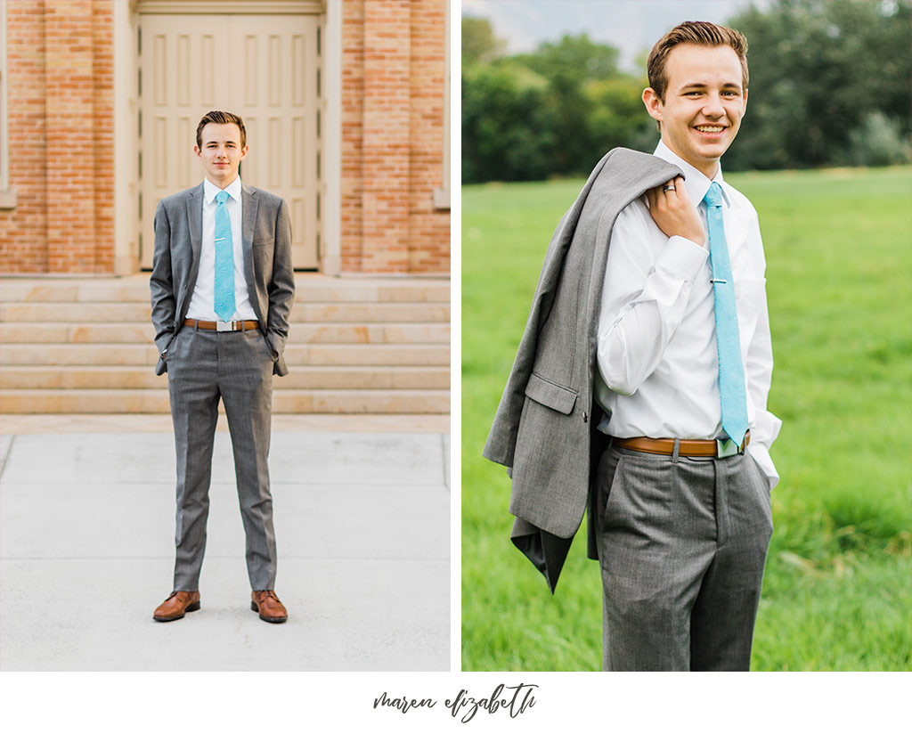 Elder missionary pictures at the Provo City Center Temple in Provo, UT. Arizona Photographer | Maren Elizabeth Photography