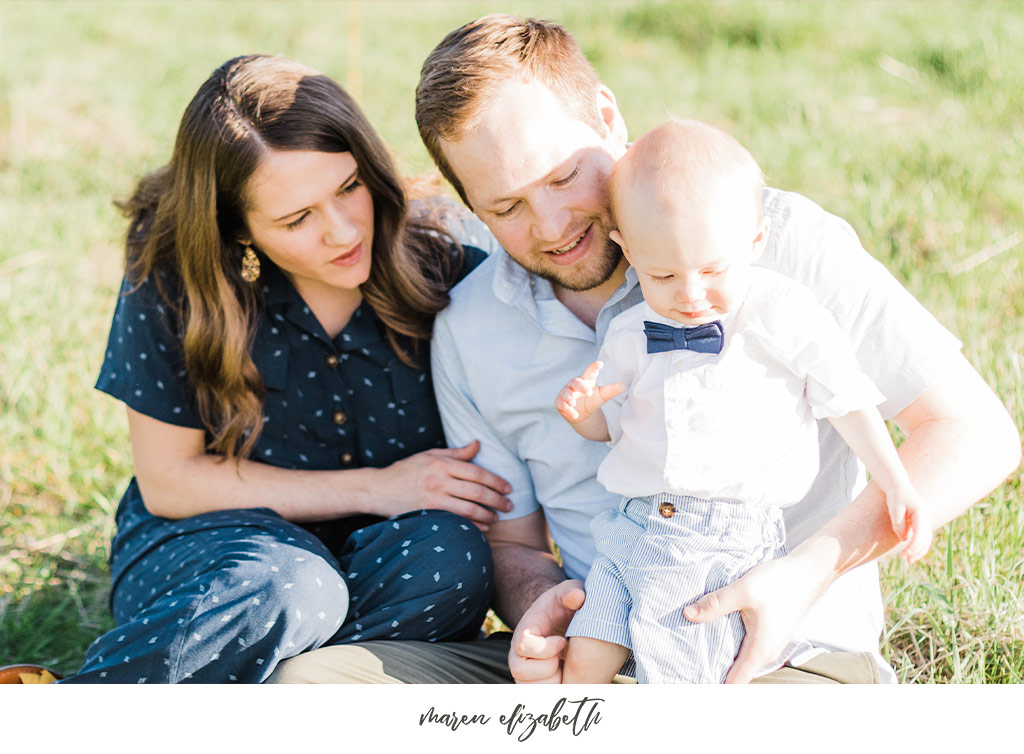 Family of three family pictures at Tunnel Springs Park in North Salt Lake City, UT. Tunnel Springs Photography | Maren Elizabeth Photography