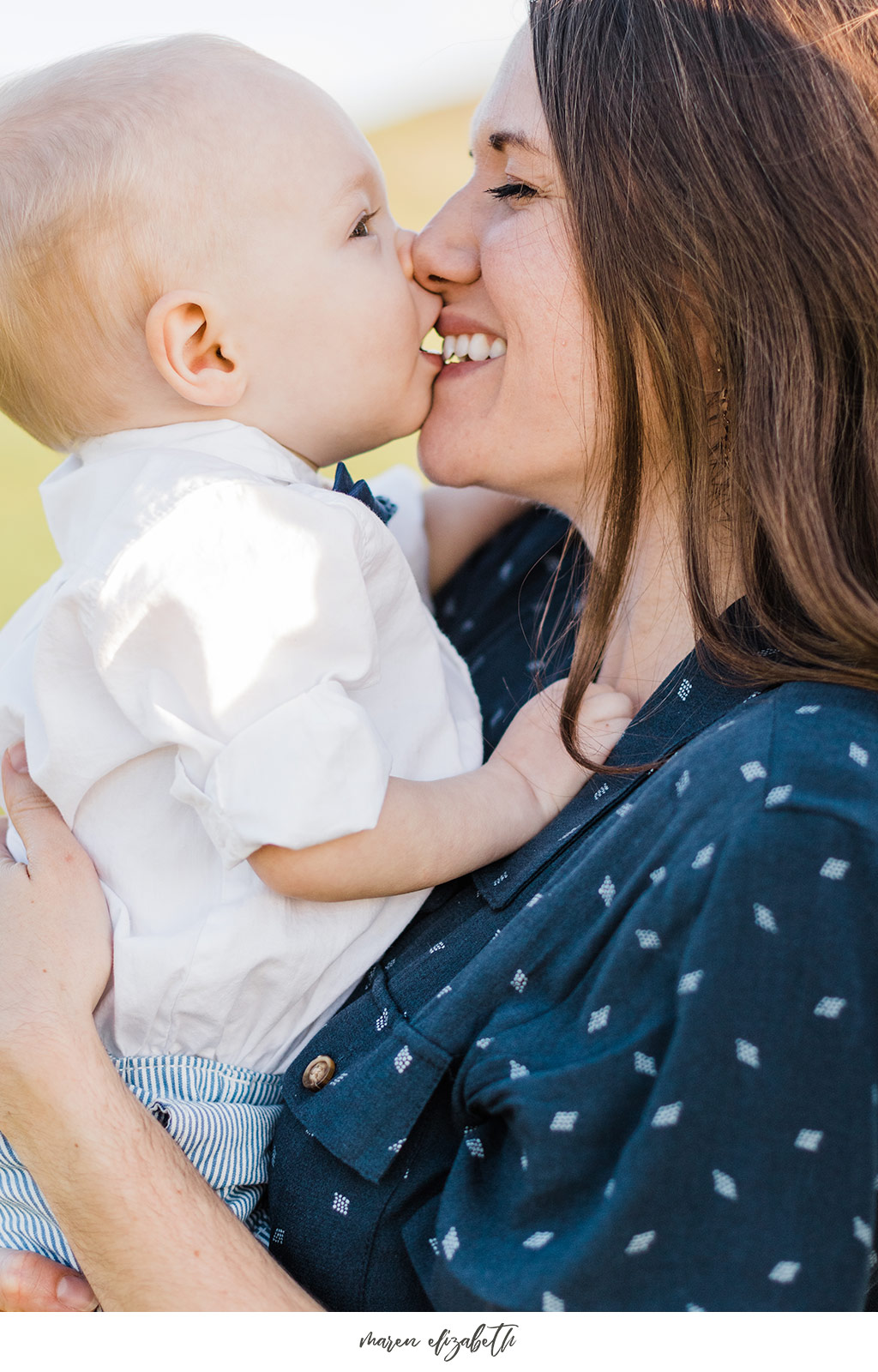 Family of three family pictures at Tunnel Springs Park in North Salt Lake City, UT. Tunnel Springs Photography | Maren Elizabeth Photography