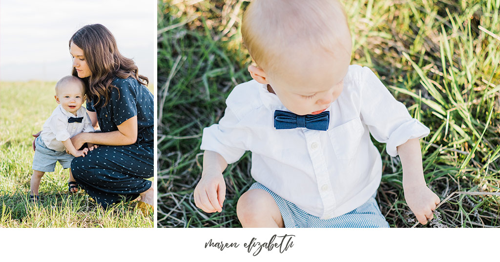 Family of three family pictures at Tunnel Springs Park in North Salt Lake City, UT. Tunnel Springs Photography | Maren Elizabeth Photography