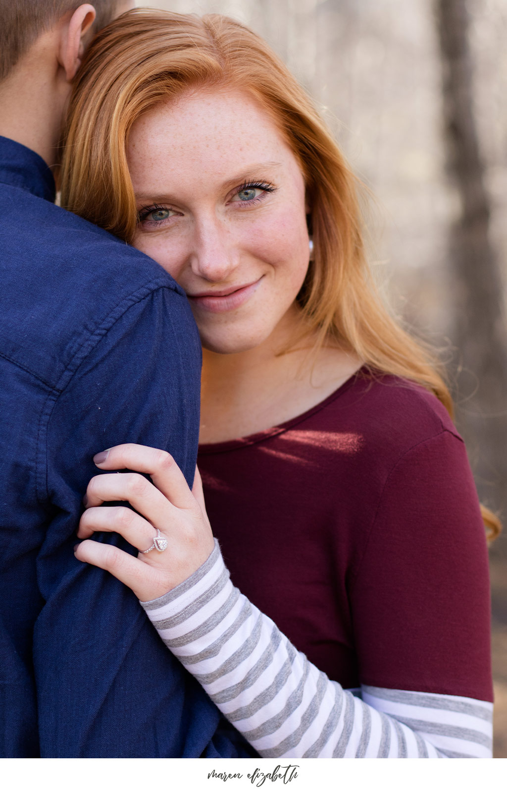 Big Springs Park engagement pictures in Provo Canyon, UT. This location is a short hike from the main parking lot across the bridge. Maren Elizabeth Photography | Arizona Photographer