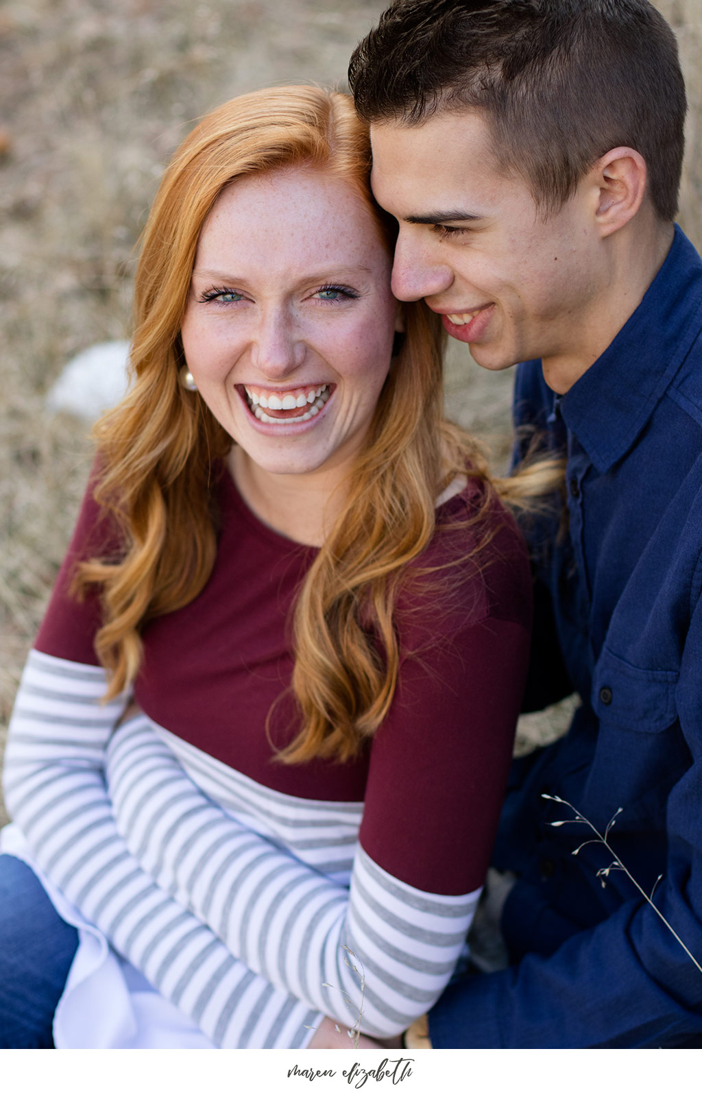 Big Springs Park engagement pictures in Provo Canyon, UT. This location is a short hike from the main parking lot across the bridge. Maren Elizabeth Photography | Arizona Photographer