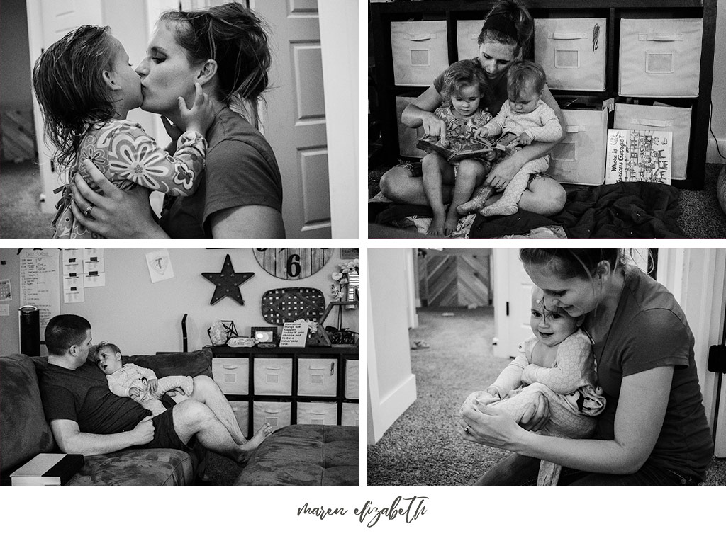 A day in the life family pictures session is exactly what it sounds like. No coordinated outfits, no poses, just REAL, RAW moments of your everyday beautiful. | Maren Elizabeth Photography | Arizona Family Photographer
