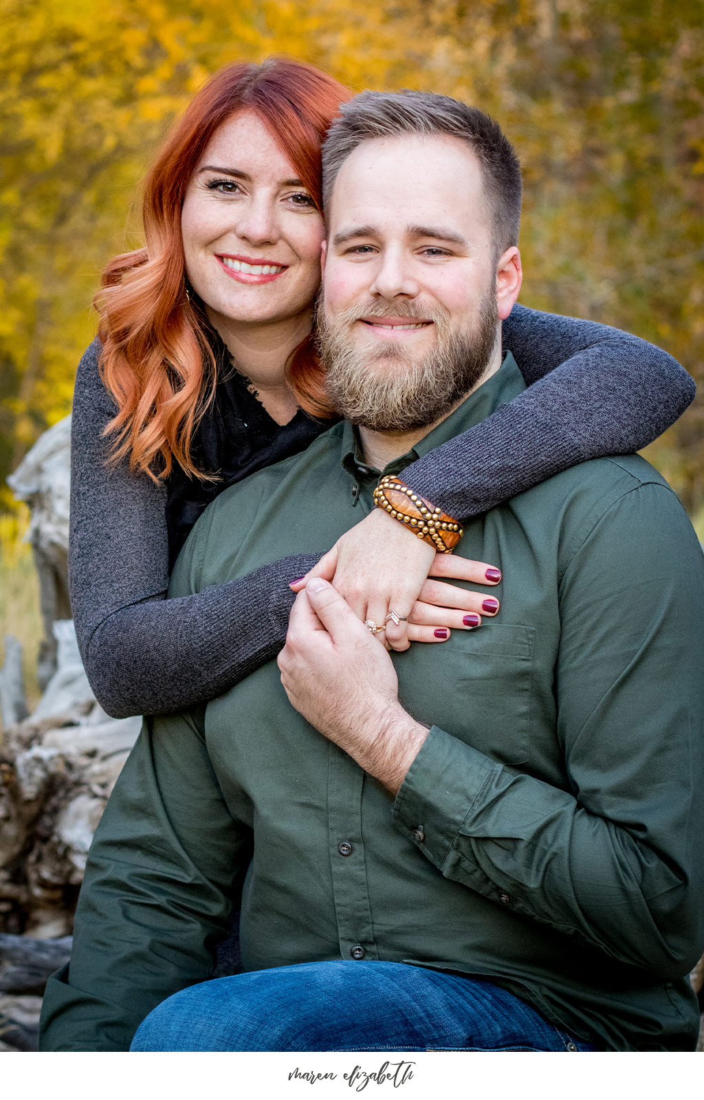 Couples pictures at Jolly's Ranch in Hobble Creek Canyon in Utah. | Arizona Family Photographer | Maren Elizabeth Photography