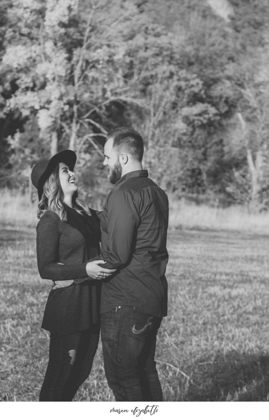 Couples pictures at Jolly's Ranch in Hobble Creek Canyon in Utah. | Arizona Family Photographer | Maren Elizabeth Photography