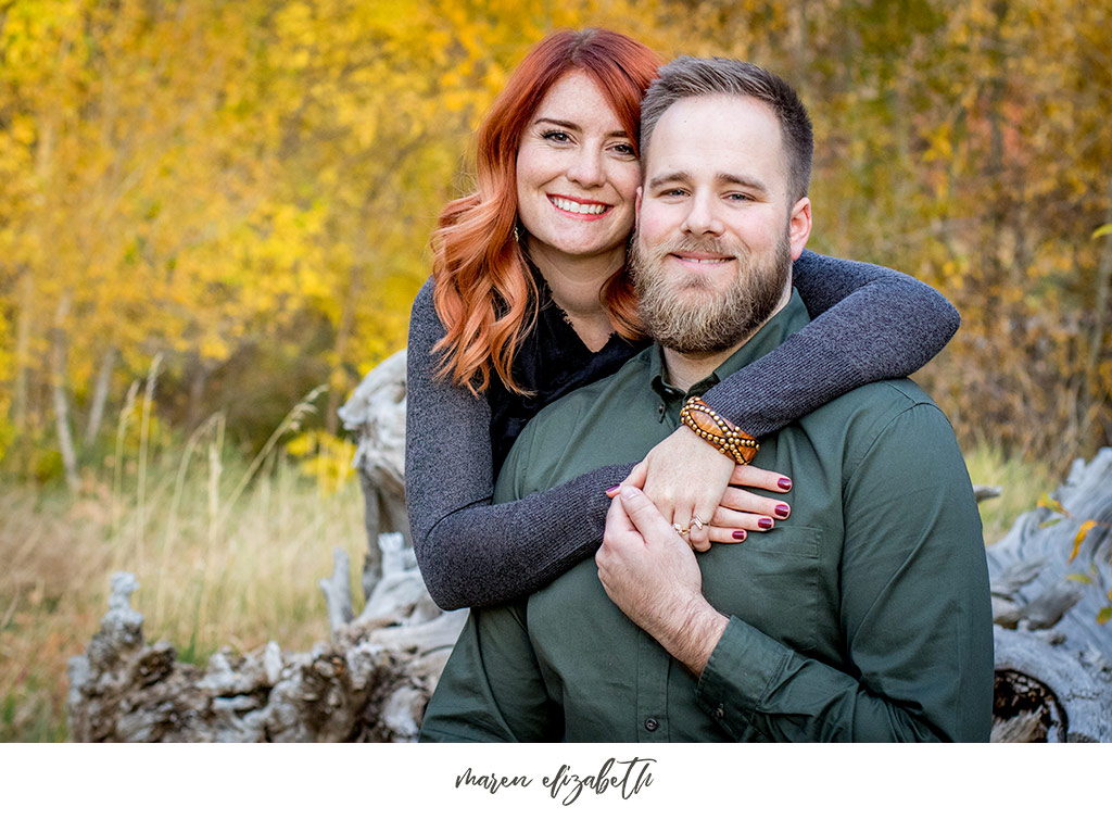 Couples pictures at Jolly's Ranch in Hobble Creek Canyon in Utah. | Arizona Family Photographer | Maren Elizabeth Photography