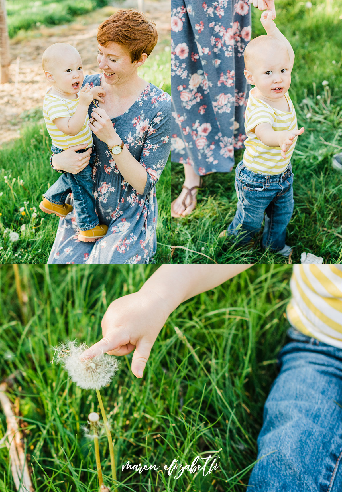 Spring family pictures in the blossoms at Rowley's Red Barn in Santaquin, UT | Maren Elizabeth Photography | Arizona Photographer