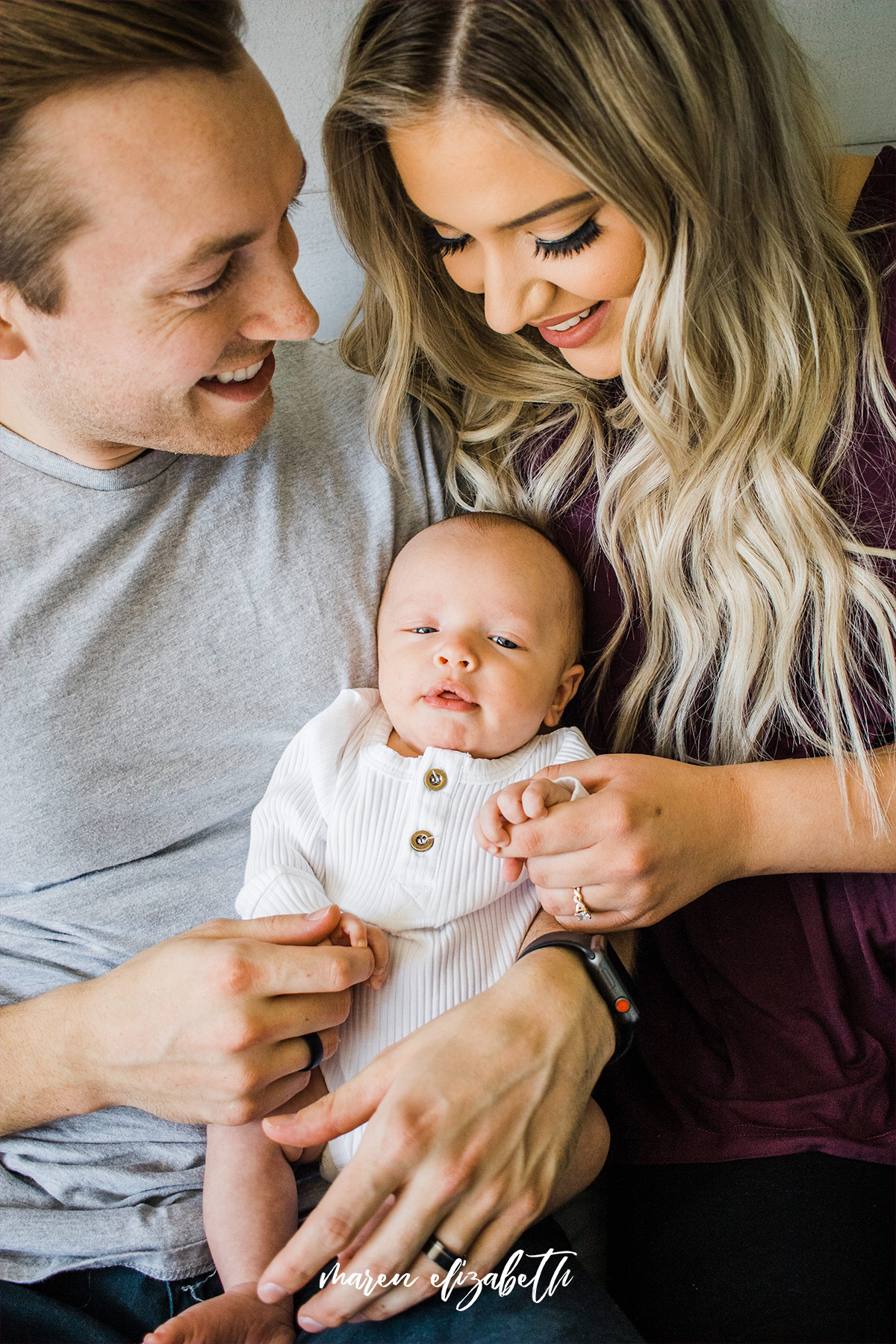 Peoria Arizona Newborn Pictures | Hair and Makeup by @AllieLareeBeauty | Maren Elizabeth Photography | Peoria Arizona Newborn Photographer