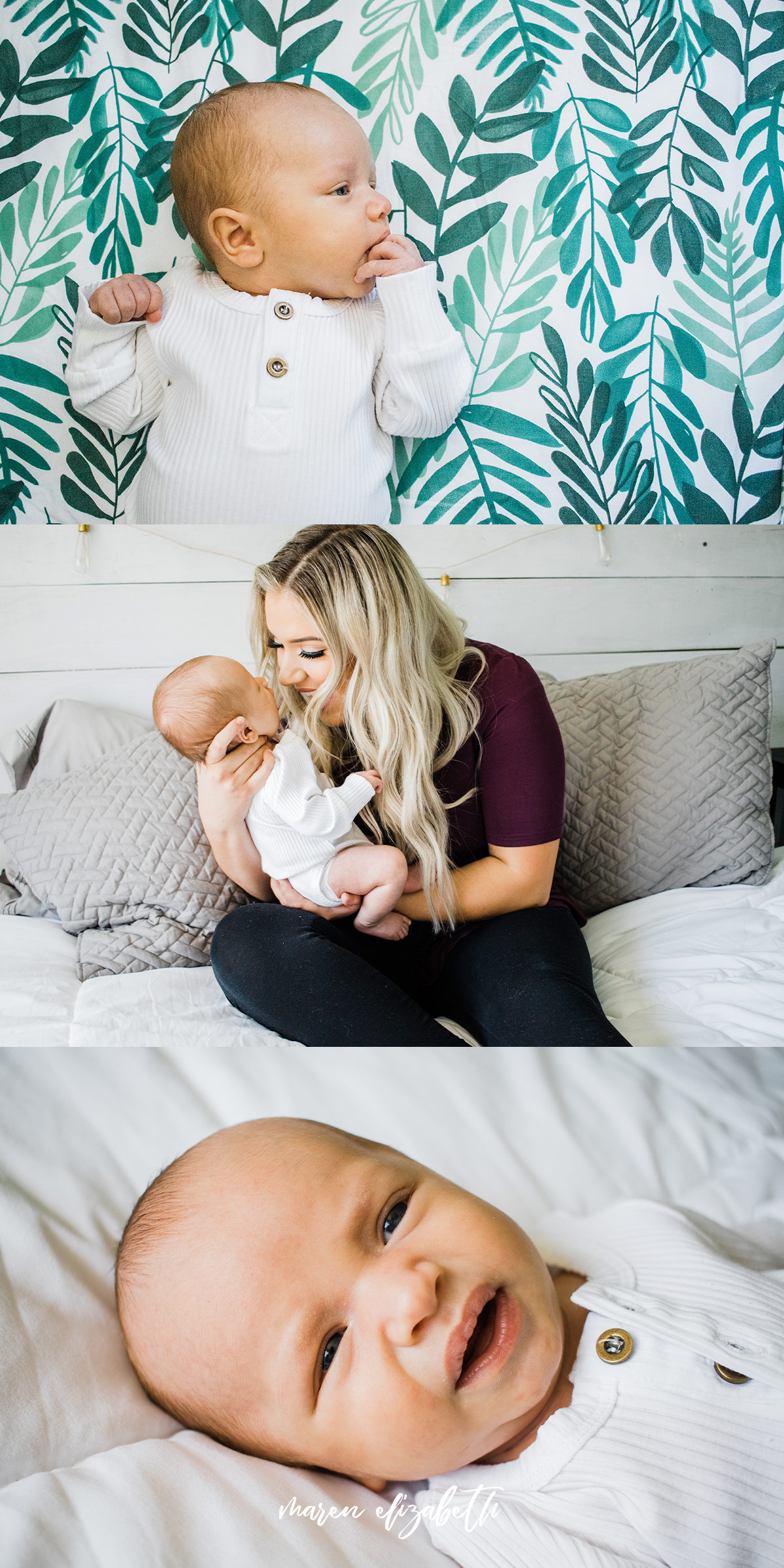 Peoria Arizona Newborn Pictures | Hair and Makeup by @AllieLareeBeauty | Maren Elizabeth Photography | Peoria Arizona Newborn Photographer