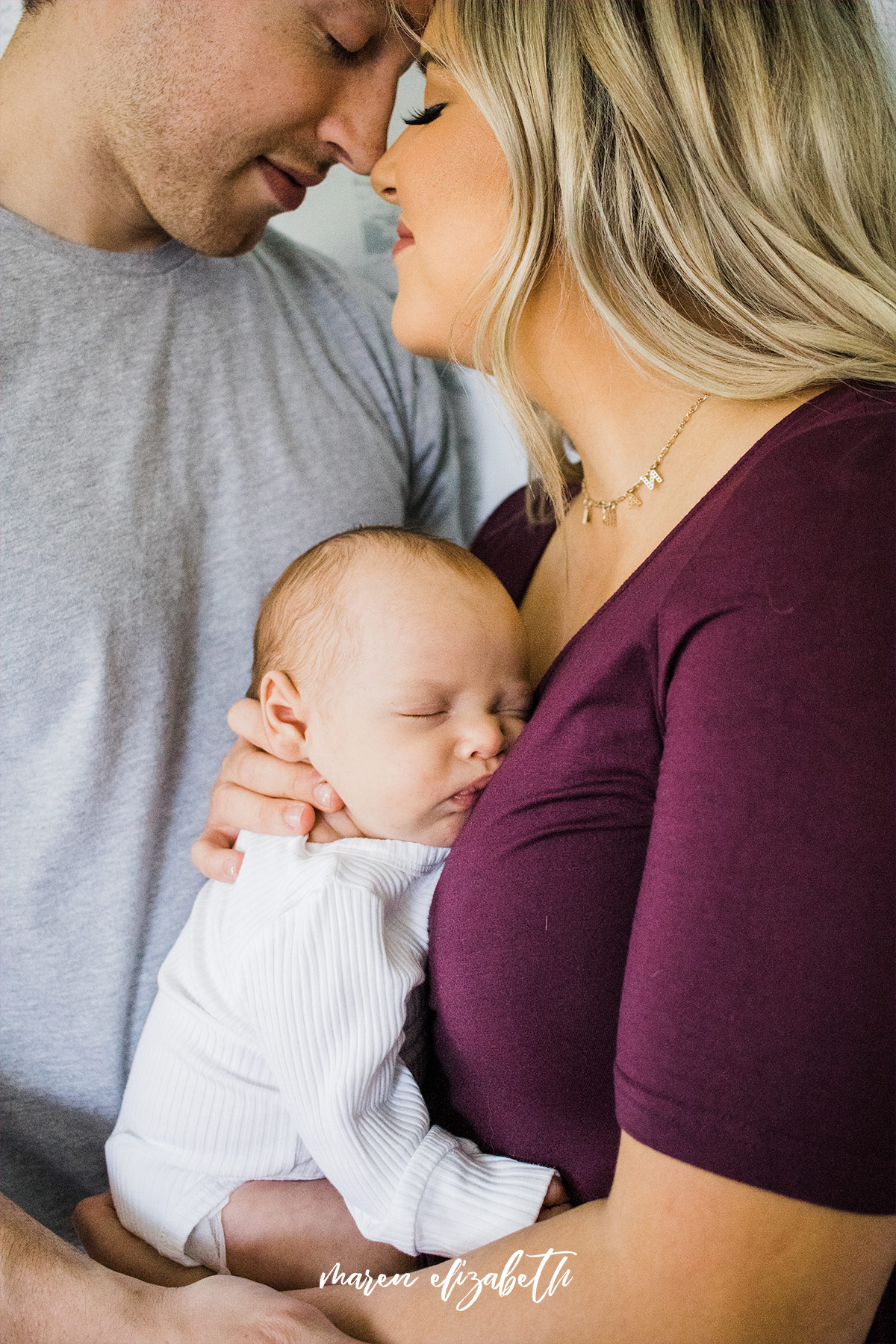 Peoria Arizona Newborn Pictures | Hair and Makeup by @AllieLareeBeauty | Maren Elizabeth Photography | Peoria Arizona Newborn Photographer