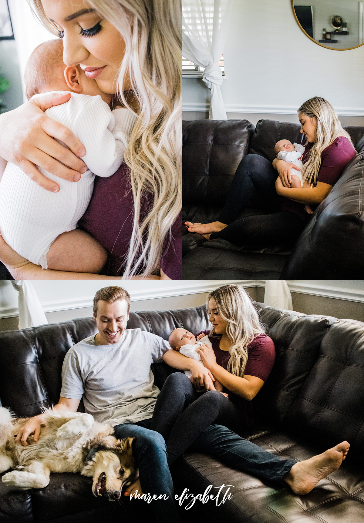 Peoria Arizona Newborn Pictures | Hair and Makeup by @AllieLareeBeauty | Maren Elizabeth Photography | Peoria Arizona Newborn Photographer