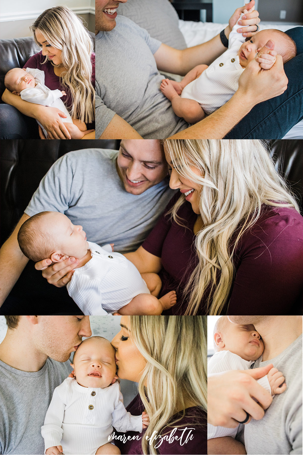 Peoria Arizona Newborn Pictures | Hair and Makeup by @AllieLareeBeauty | Maren Elizabeth Photography | Peoria Arizona Newborn Photographer