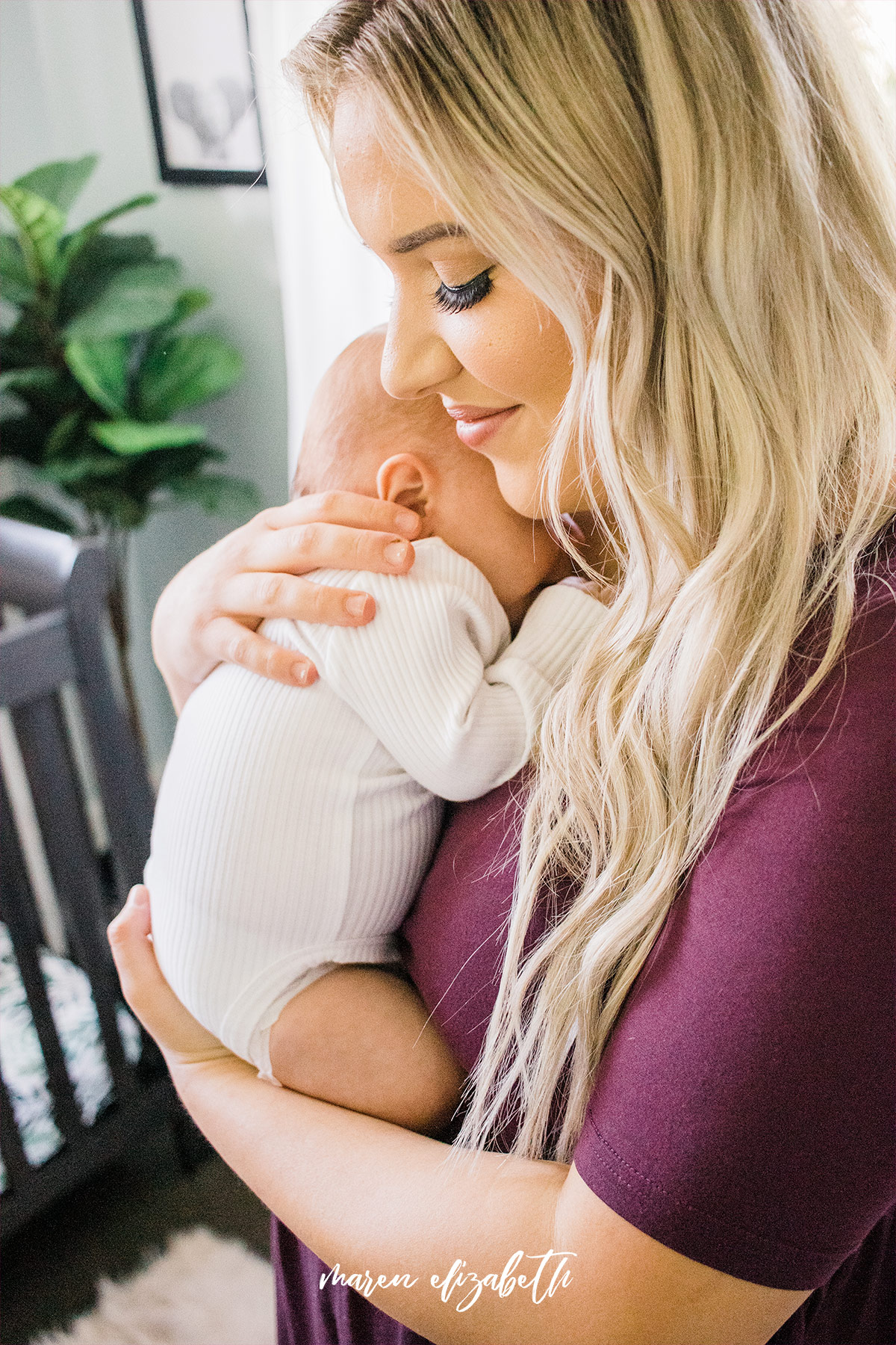 Peoria Arizona Newborn Pictures | Hair and Makeup by @AllieLareeBeauty | Maren Elizabeth Photography | Peoria Arizona Newborn Photographer