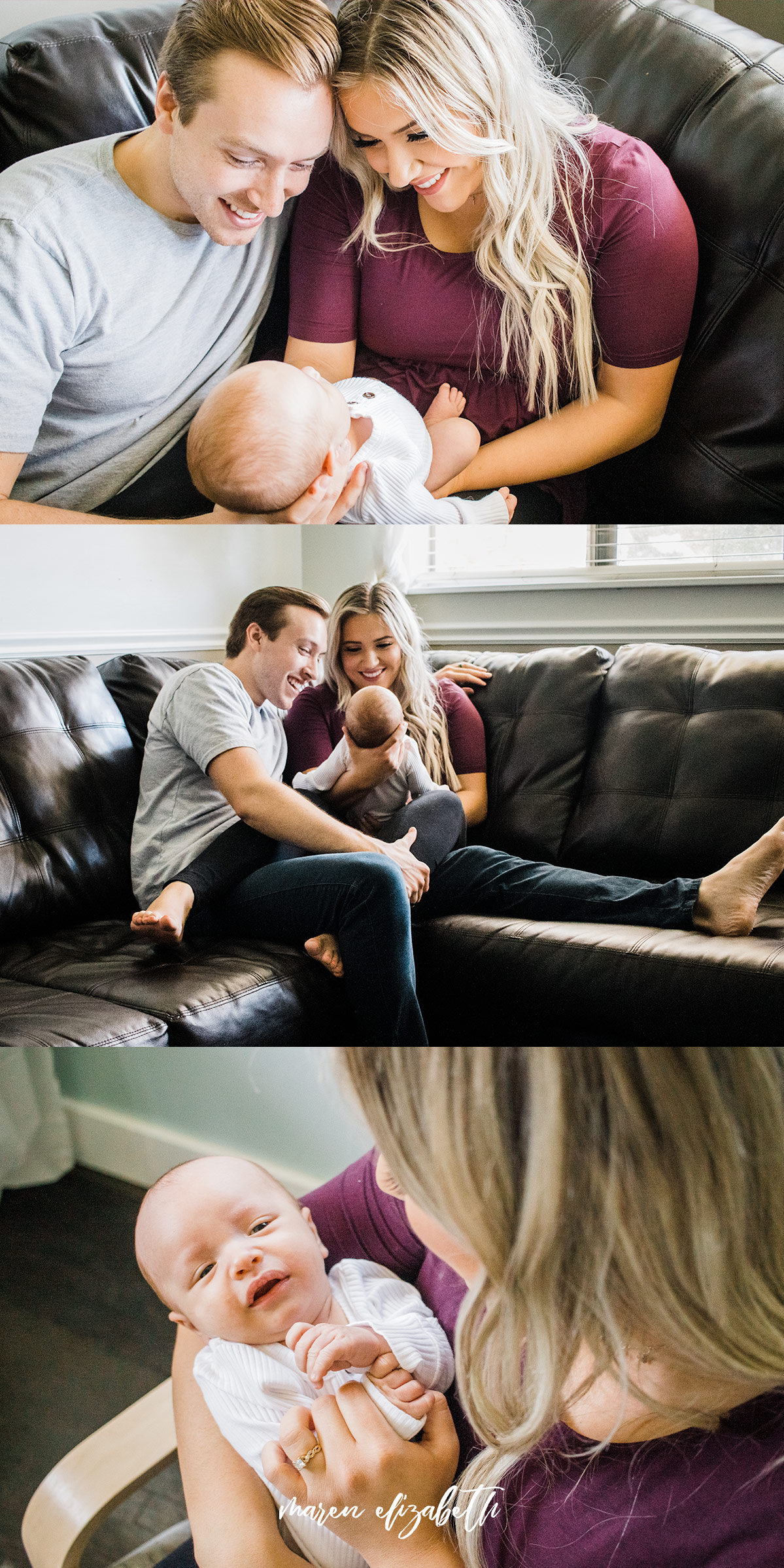 Peoria Arizona Newborn Pictures | Hair and Makeup by @AllieLareeBeauty | Maren Elizabeth Photography | Peoria Arizona Newborn Photographer
