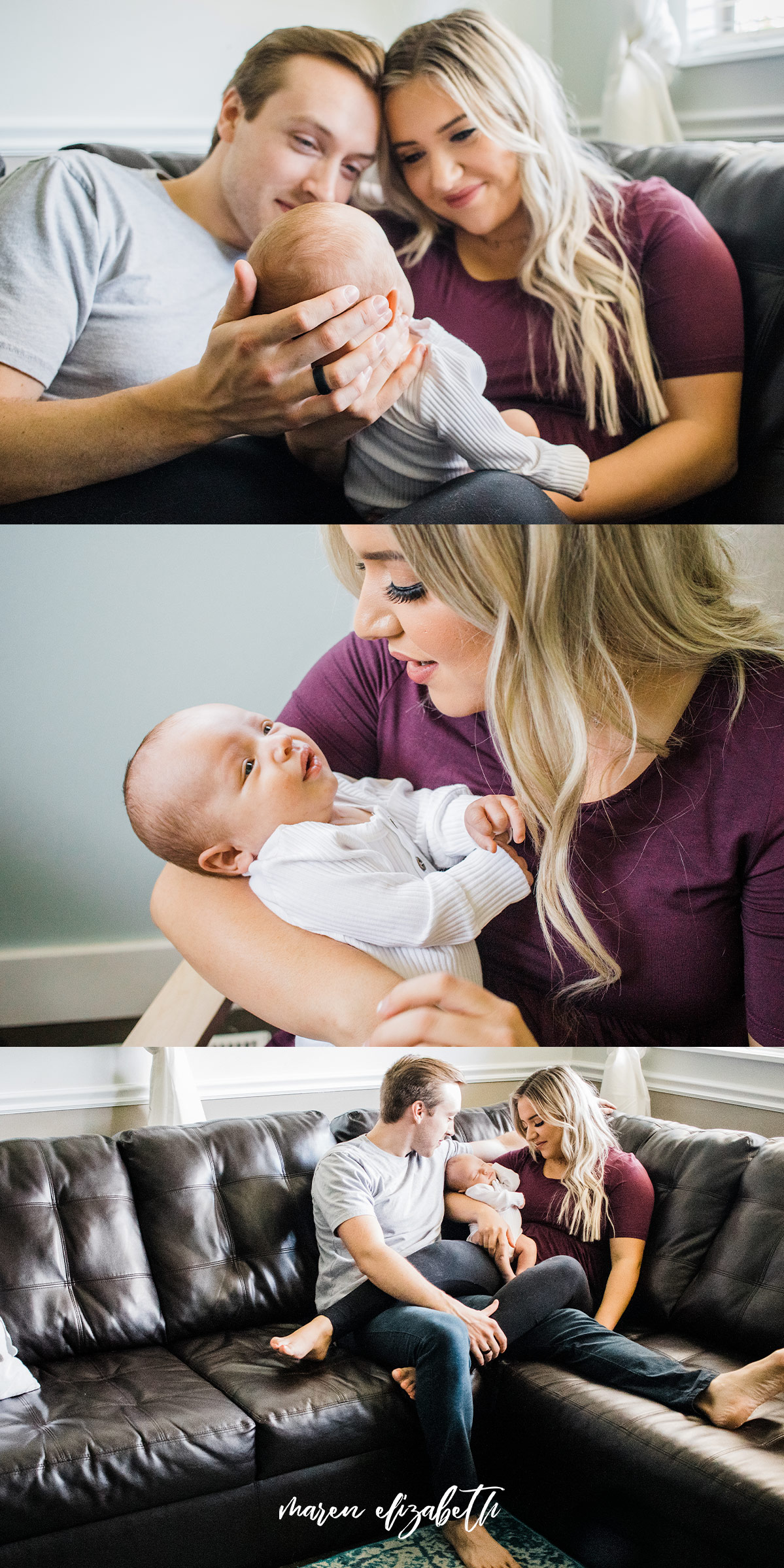 Peoria Arizona Newborn Pictures | Hair and Makeup by @AllieLareeBeauty | Maren Elizabeth Photography | Peoria Arizona Newborn Photographer