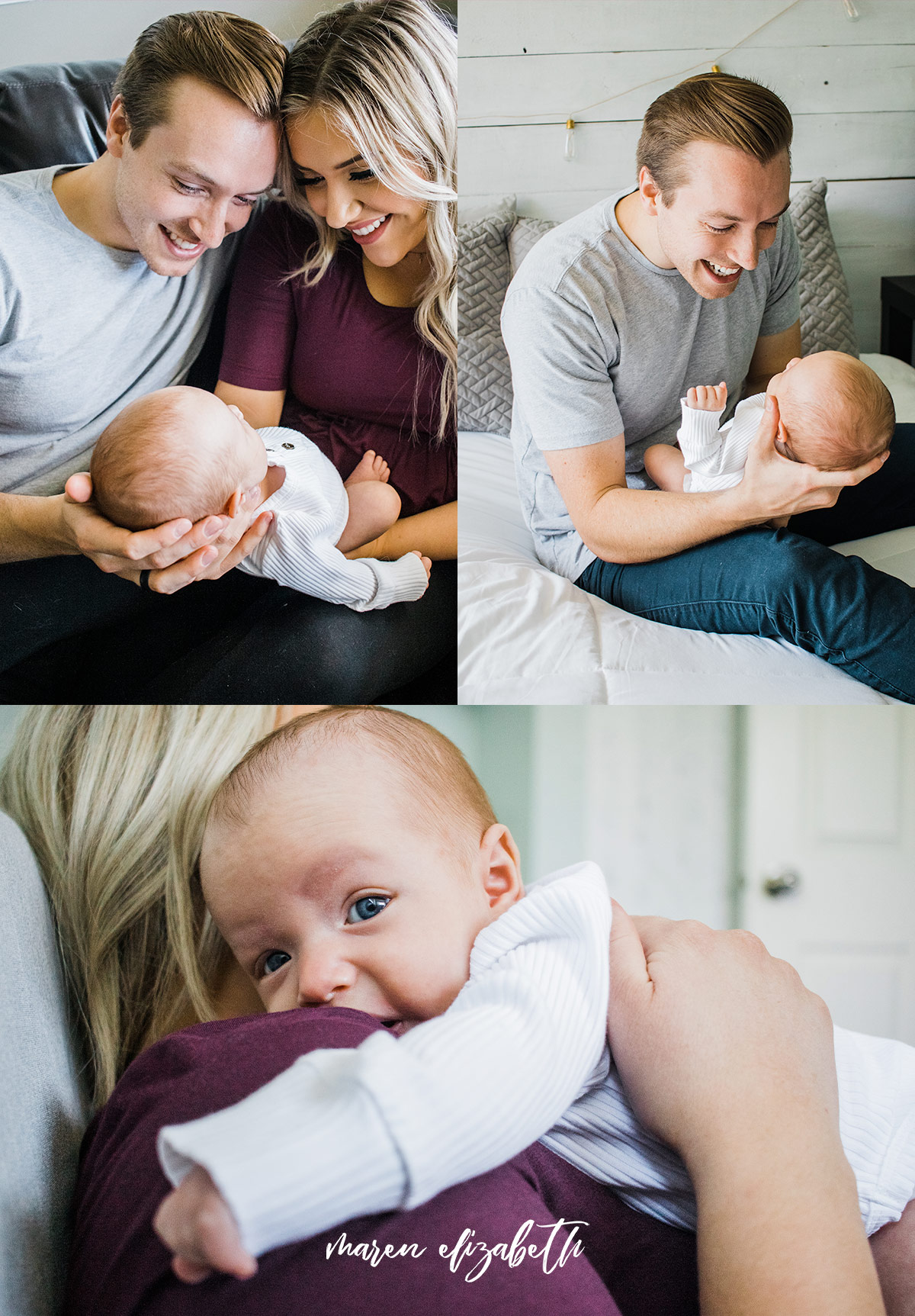 Peoria Arizona Newborn Pictures | Hair and Makeup by @AllieLareeBeauty | Maren Elizabeth Photography | Peoria Arizona Newborn Photographer