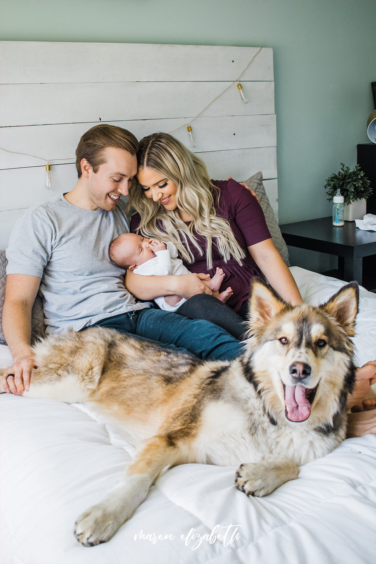 Peoria Arizona Newborn Pictures | Hair and Makeup by @AllieLareeBeauty | Maren Elizabeth Photography | Peoria Arizona Newborn Photographer