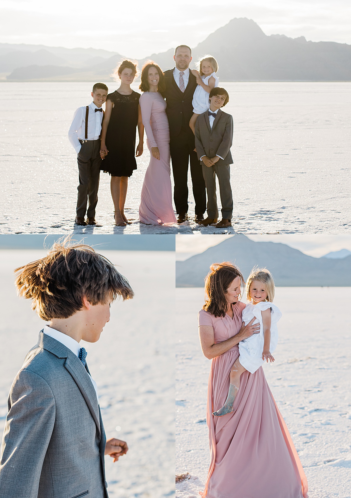 Bonneville Salt Flats Family Pictures