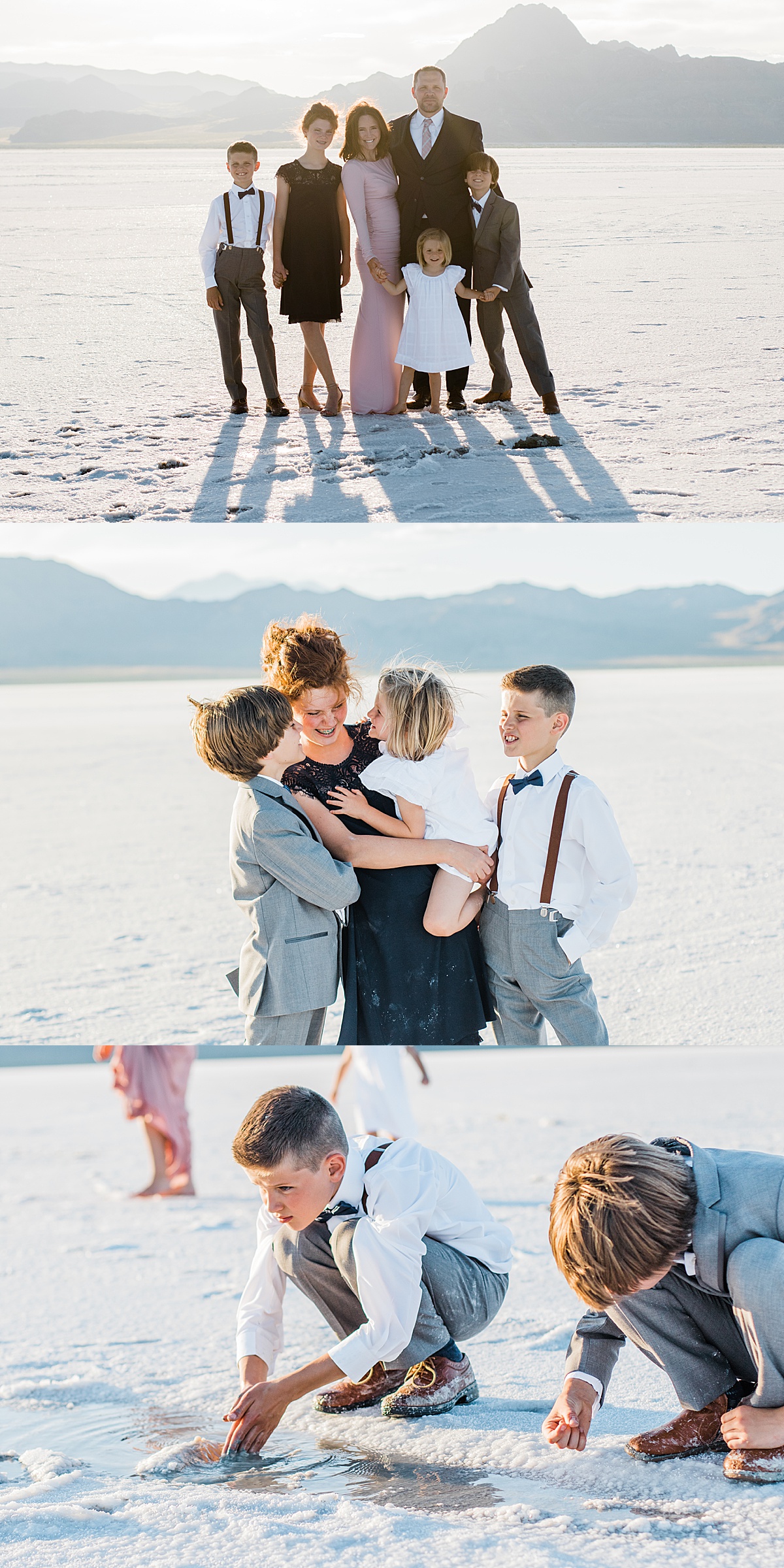 Bonneville Salt Flats Family Pictures