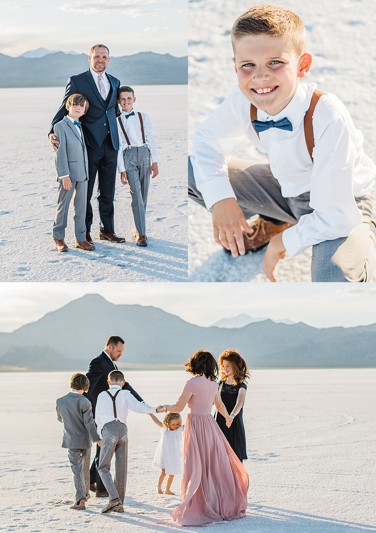 Bonneville Salt Flats Family Pictures