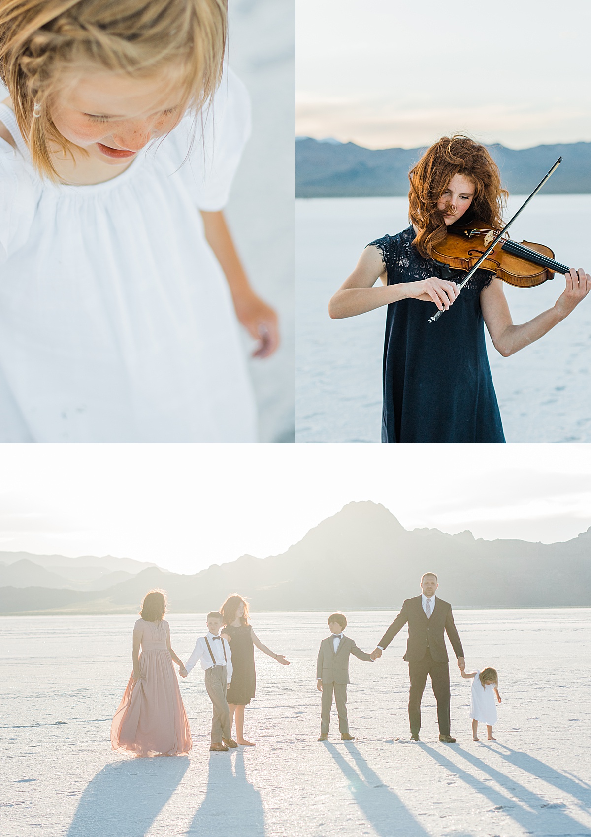 Bonneville Salt Flats Family Pictures