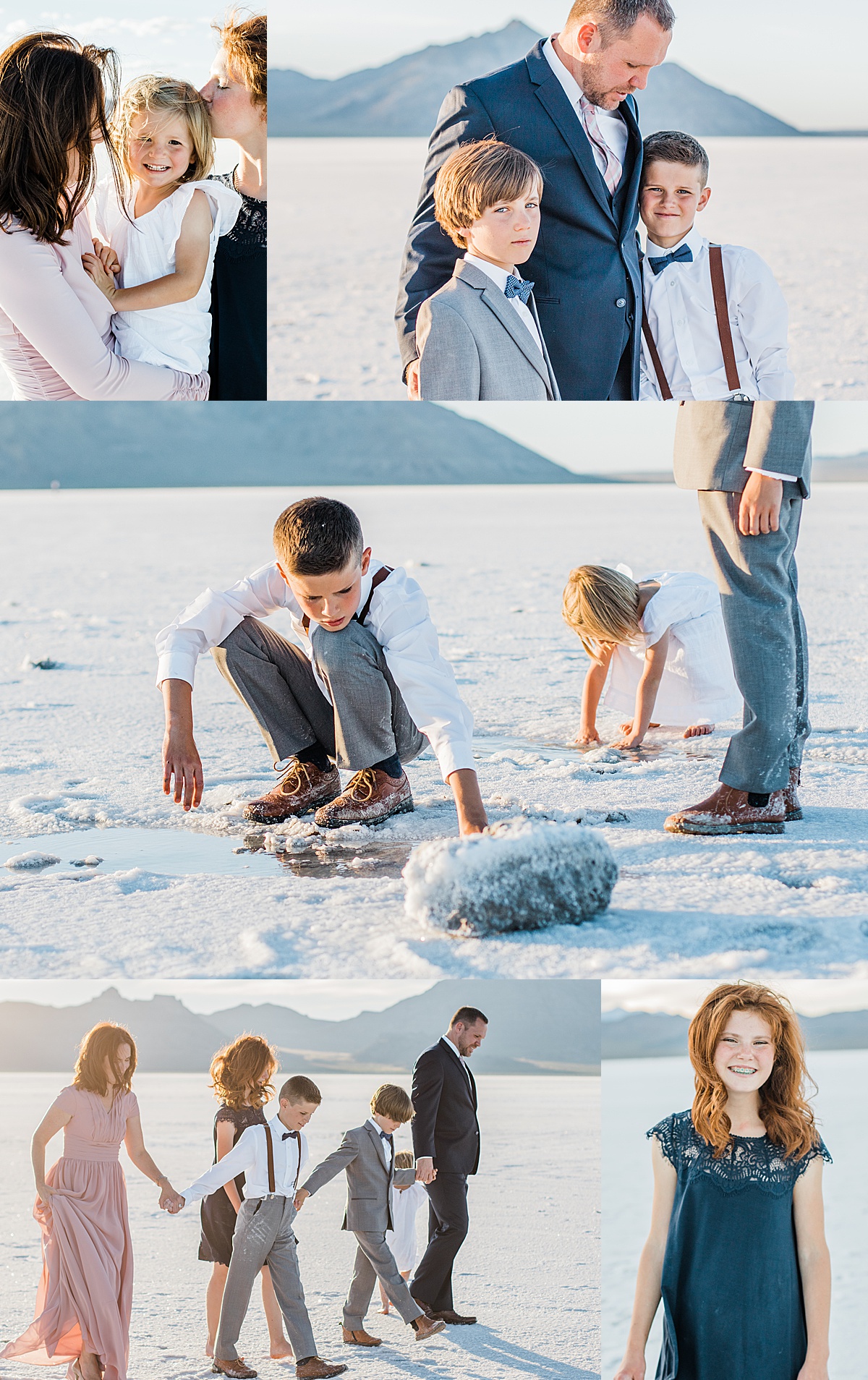 Bonneville Salt Flats Family Pictures