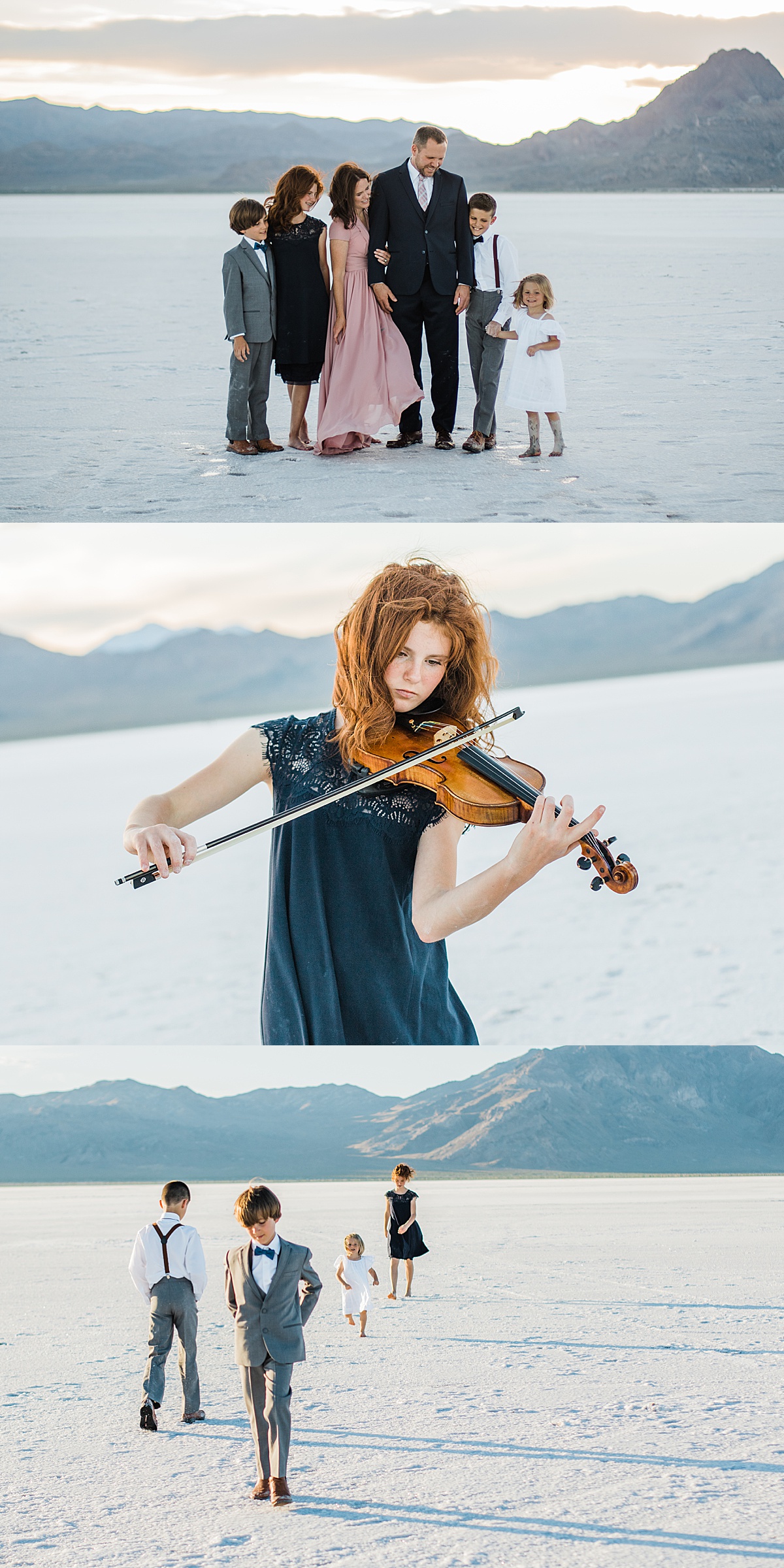 Bonneville Salt Flats Family Pictures