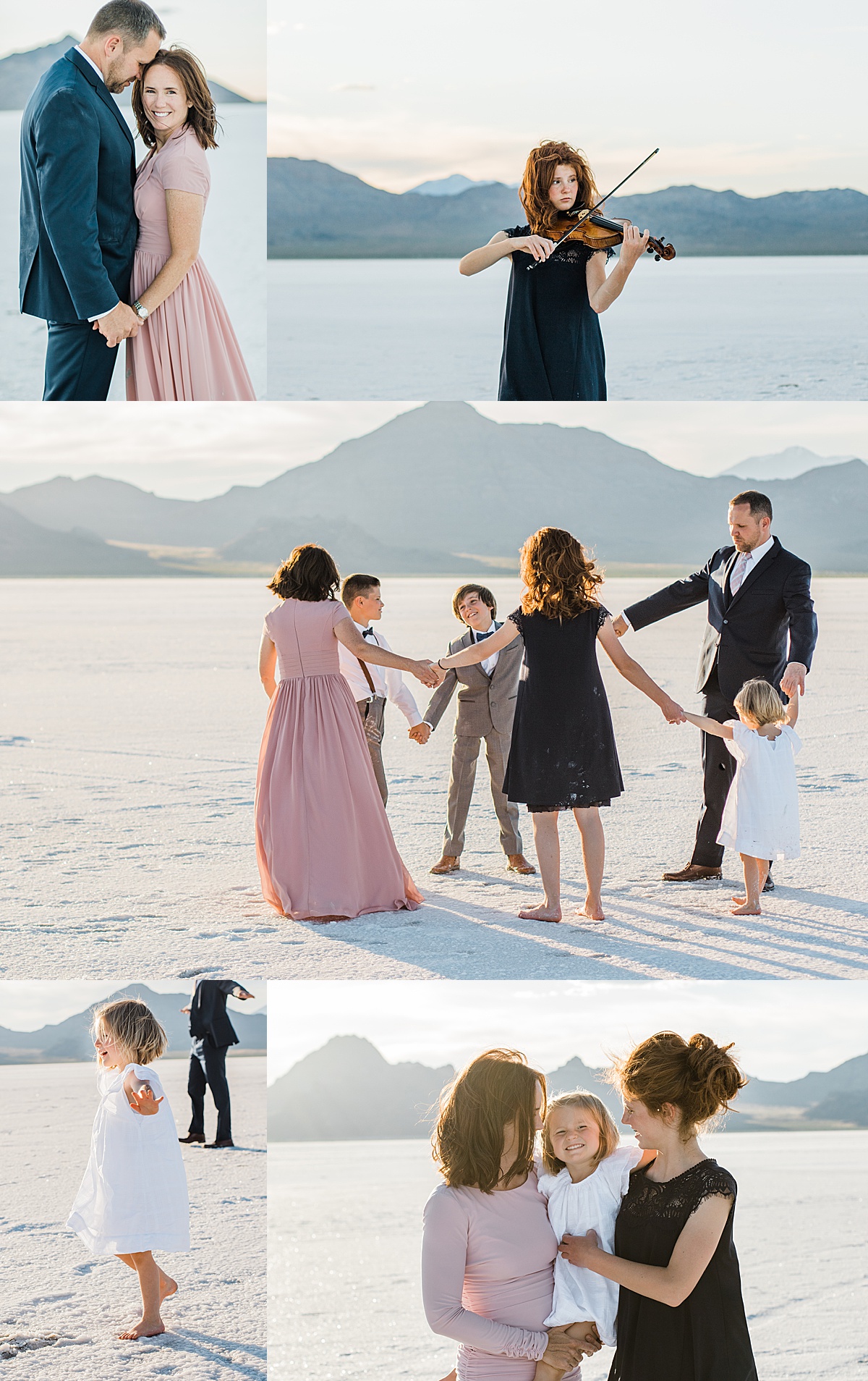 Bonneville Salt Flats Family Pictures