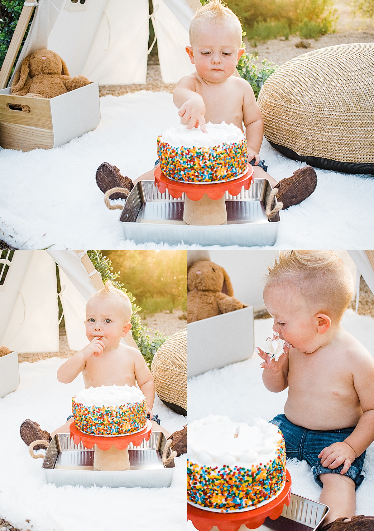 Cake Smash Photographer| Happy Birthday Little R