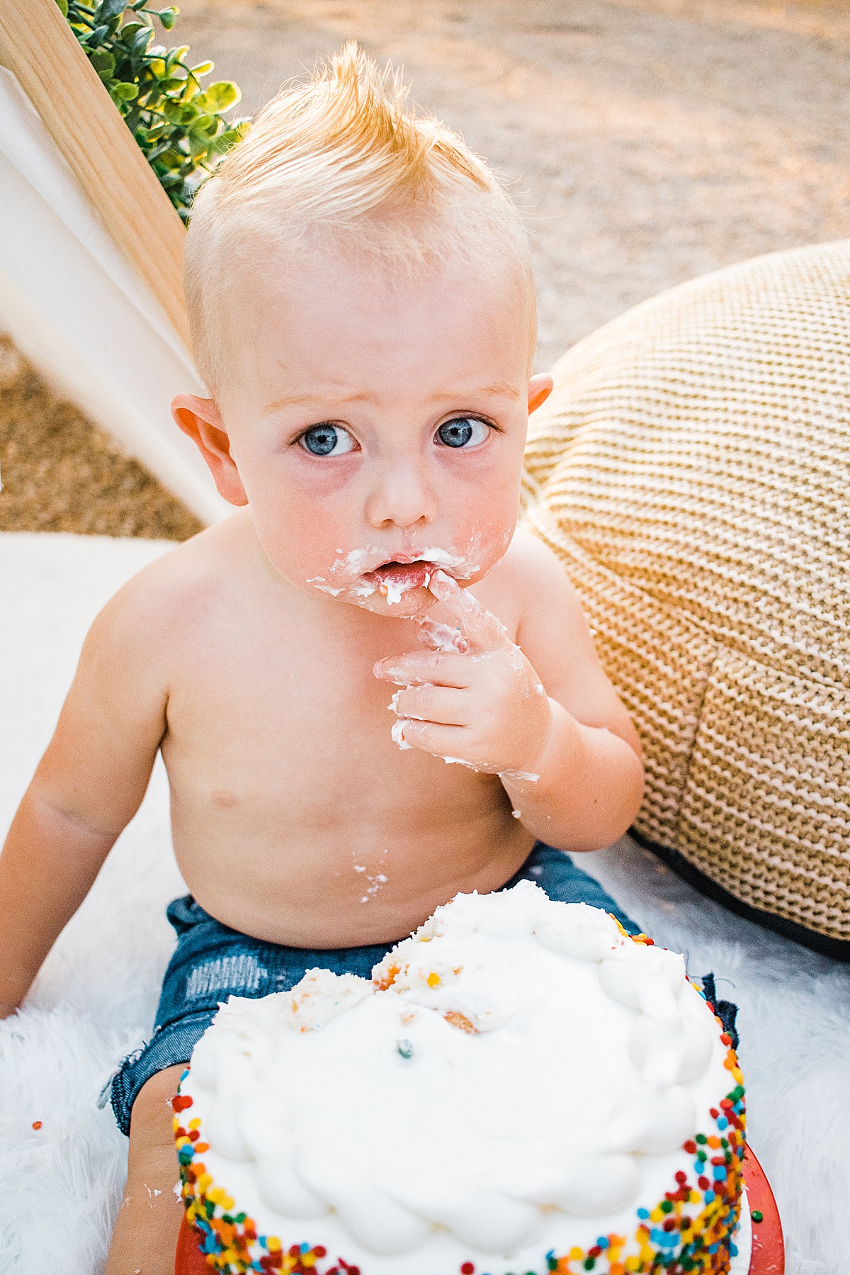 Cake Smash Photographer| Happy Birthday Little R