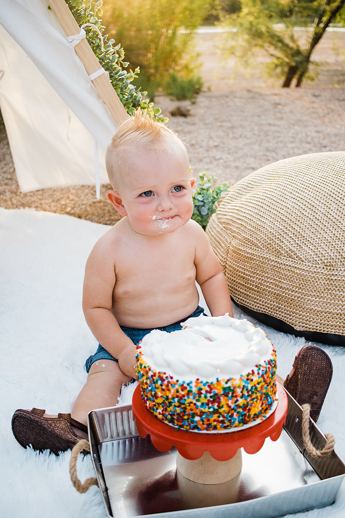 Cake Smash Photographer| Happy Birthday Little R
