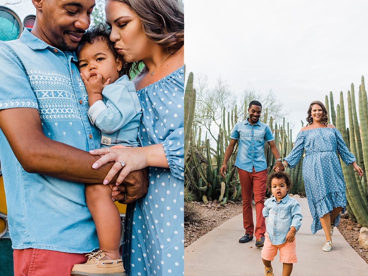 Desert Botanical Garden Family Pictures | Phoenix Family Photographer