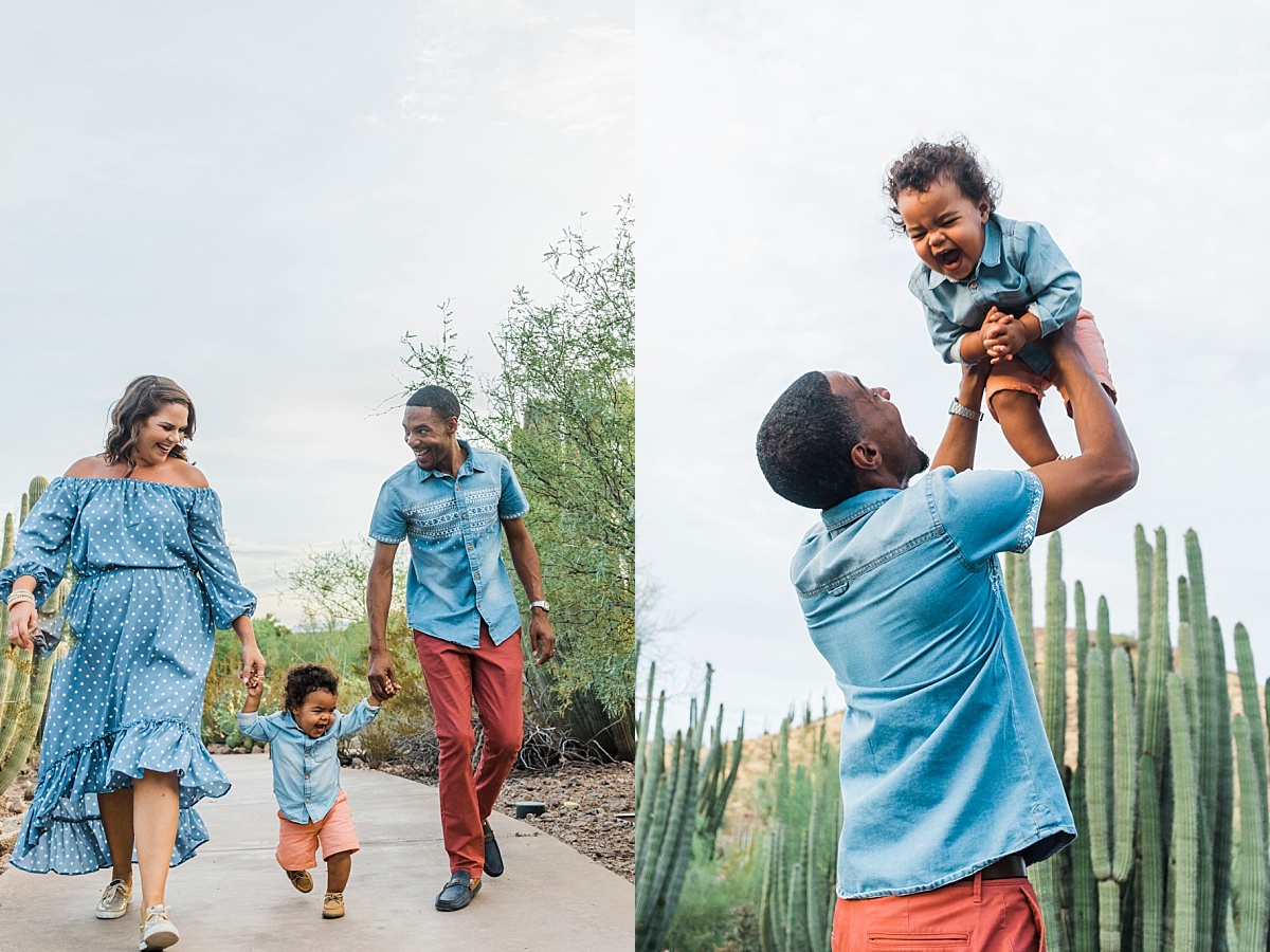 Desert Botanical Garden Family Pictures | Phoenix Family Photographer