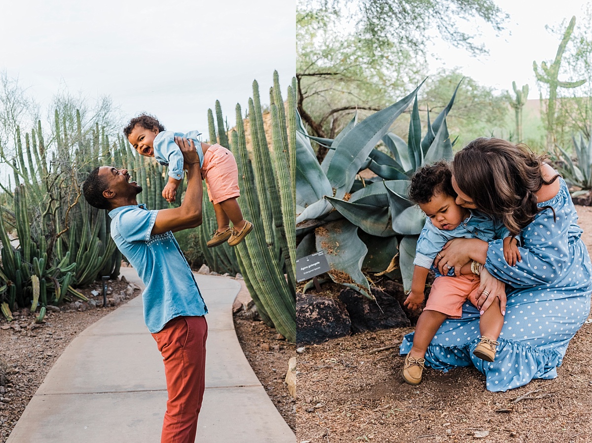 Desert Botanical Garden Family Pictures | Phoenix Family Photographer