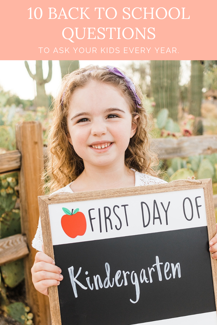 10 Back to School Questions to ask your Kids | East Valley Photographer
